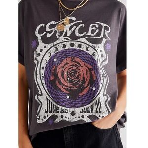 Free People Horoscope Band Tee Cancer / MEDIUM